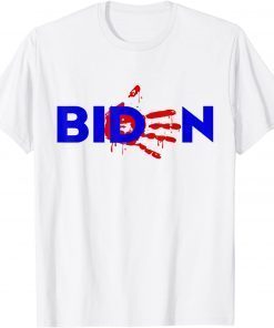 Biden Handprint Resign Now Unisex Shirt