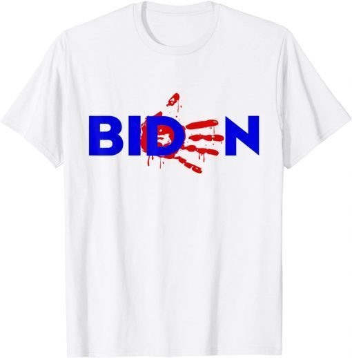 Biden Handprint Resign Now Unisex Shirt