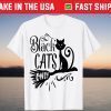 Black Cats Only Halloween Premium Lazy Halloween Costume Tee Shirt