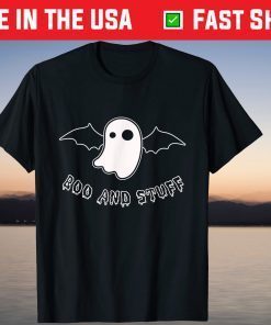 Boo And Stuff Ghost Halloween Costume Tee Shirt