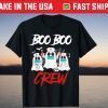 Boo Boo Crew Creepy Nurse Ghost Halloween Costume T-Shirt
