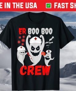 Boo Boo Crew Ghost Nurse Costume Halloween Classic Shirt