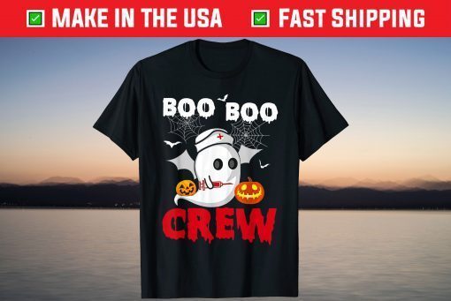 Boo Boo Crew Nurse Ghost Halloween Costume Unisex Shirt