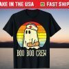 Boo Boo Crew Nurse Halloween Nurses RN Ghost T-Shirt