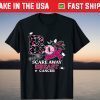 Boo Scare Away Breast Cancer In October We Wear Pink Tee Shirt