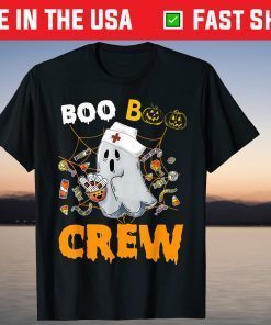 Boo boo Crew Nurse Halloween Ghost Costume Matching Gift Shirt