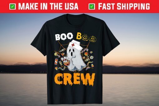 Boo boo Crew Nurse Halloween Ghost Costume Matching Gift Shirt