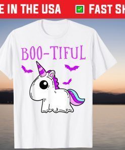 Bootiful Unicorn Ghost Halloween Unisex Shirt