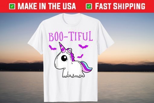 Bootiful Unicorn Ghost Halloween Unisex Shirt