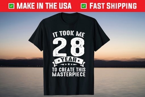 Born In 1993 28 Years Old 28th Birthday 2021 T-Shirt