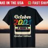 Born In October 2001 Vintage Limited Edition 20th Birthday Tee Shirt