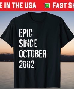 Born In October 2002 19th Birthday 2021 Shirt