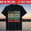 Born in OCTOBER 1973 47th Years of Being Awesome Birthday 2021 T-Shirt