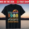 Born in October 1988 33rd Birthday 33 Years Old 2021 Shirt
