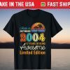 Born in October 2004 17th Birthday 17 Years Old Us 2021 T-Shirt
