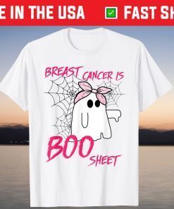 Breast Cancer Is Boo Sheet Ghost Halloween Unisex Shirt