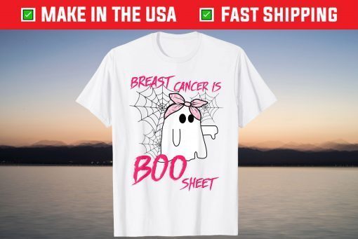 Breast Cancer Is Boo Sheet Ghost Halloween Unisex Shirt