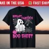 Breast Cancer Is Boo Sheet Pink Ribbon Halloween Costume Day Gift Shirt