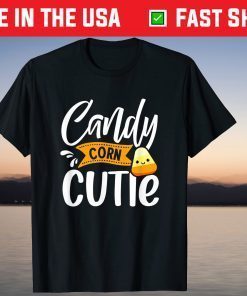 Candy Corn Cutie Cute Kawaii Halloween Party Gift Shirt