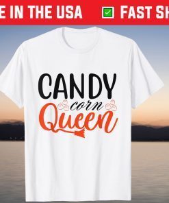 Candy Corn Queen Cute Trick Or Treat Halloween Costume Gift Shirt