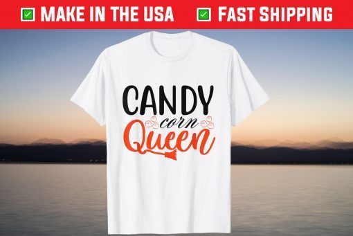 Candy Corn Queen Cute Trick Or Treat Halloween Costume Gift Shirt