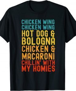 Chicken Wing Chicken Wing Hot Dog and Bologna Unisex Shirt