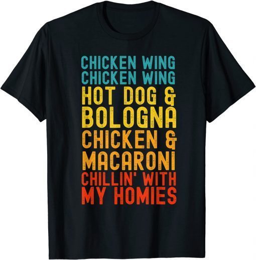 Chicken Wing Chicken Wing Hot Dog and Bologna Unisex Shirt