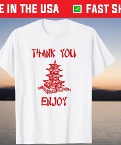 Chinese Take Out Thank You Enjoy Halloween Costume T-Shirt