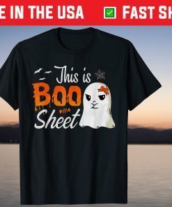 Crazy Boo Sheet Halloween Cute Ghost Spooky Party Gift Shirt