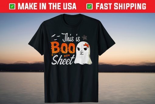 Crazy Boo Sheet Halloween Cute Ghost Spooky Party Gift Shirt