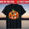 Cute Cats Jack O Lantern Pumpkin Happy Halloween Costume Day Tee Shirt