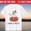 Cute Halloween Ghost Jack O Lantern Peek A Boo T-Shirt