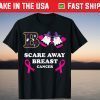 Cute Halloween Scare Away Breast Cancer T-Shirt