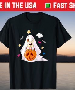 Dog Ghost Funny Halloween Boo Pumpkin Gift Shirt