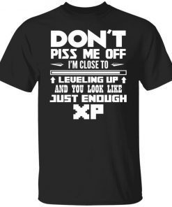 Don’t piss me off i’m close to leveling up Gift shirt