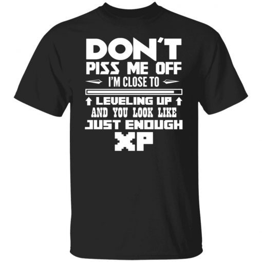 Don’t piss me off i’m close to leveling up Gift shirt