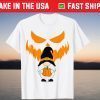Fall Gnome Halloween Pumpkin Ghost Tee Shirt