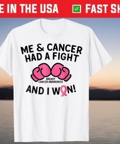 Fight Breast Cancer I Won Breast Cancer Survivor Support Unisex Shirt
