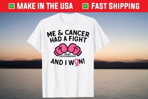 Fight Breast Cancer I Won Breast Cancer Survivor Support Unisex Shirt