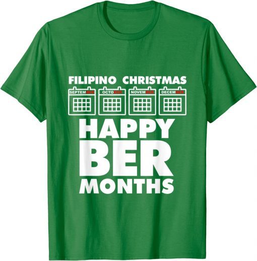 Filipino Christmas Happy Beer Months Unisex Shirt