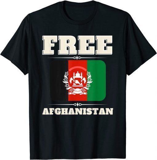 Free Afghanistan Flag Afghan Country Map Outline Afghanistan Us 2021 Shirt