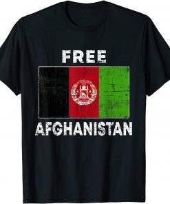 Free Afghanistan Flag Afghan Vintage Afghanistan Us 2021 Shirt