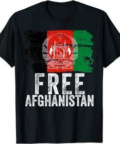 Free Afghanistan Vintage Afghanistan Flag Us 2021 Shirt