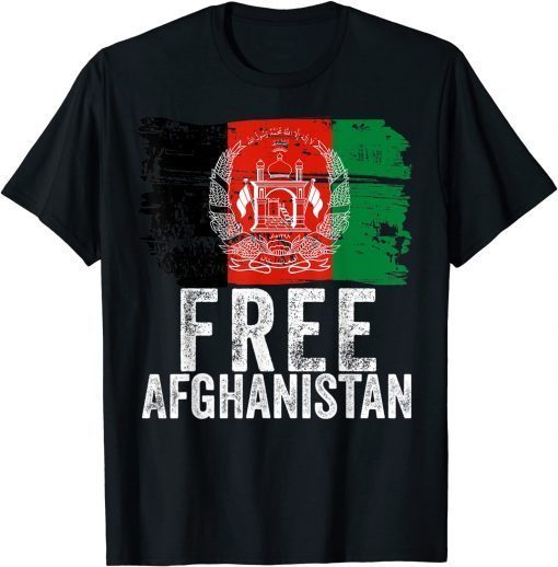 Free Afghanistan Vintage Afghanistan Flag Us 2021 Shirt