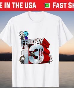 Friday 13th Funny Halloween Horror Tee Shirt