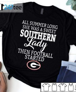 Georgia Bulldogs All Summer Long She Was A Sweet Southern 2021 Shirt
