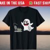 Ghost and Cat Halloween 2021 T-Shirt