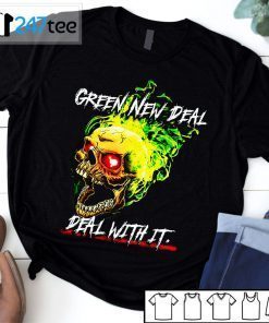 Green New Deal Deal With It Gift shirt