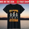 Halloqueens Are Born In October Birthday 2021 Shirt