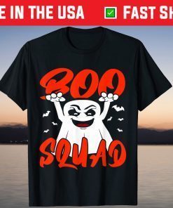 Halloween Boo Squad Ghost Tee Shirt